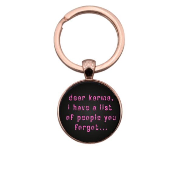 DEAR KARMA CUSTOM KEY RING - Picture 4 of 5